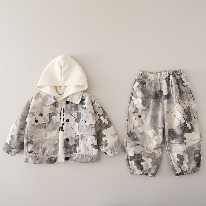 New Autumn Baby Clothes Suit C - Baby Clothing Drawing ulasan dan harga