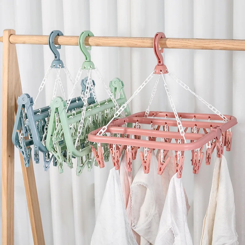 Clothes Drying Hanger with 32  - Baby Clothing Drying Rack ulasan dan harga