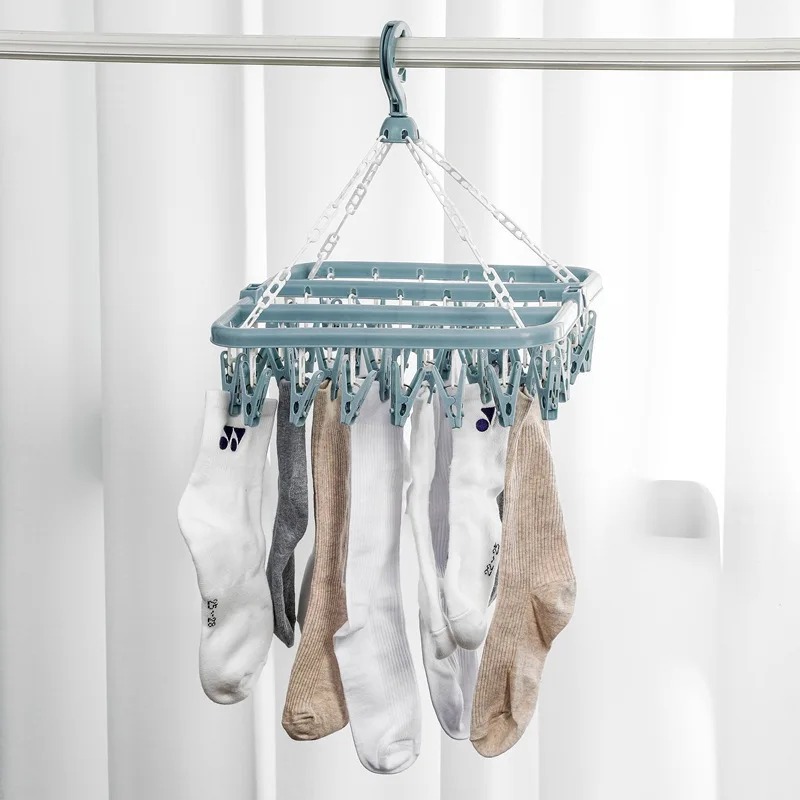 Clothes Drying Hanger with 32  - Baby Clothing Drying Rack ulasan dan harga