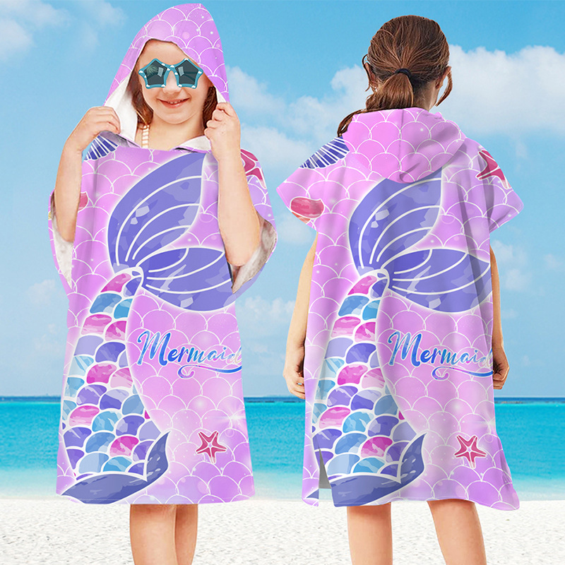 Baby Cartoon Printing Bathrobe - Hooded Bath Towel ulasan dan harga