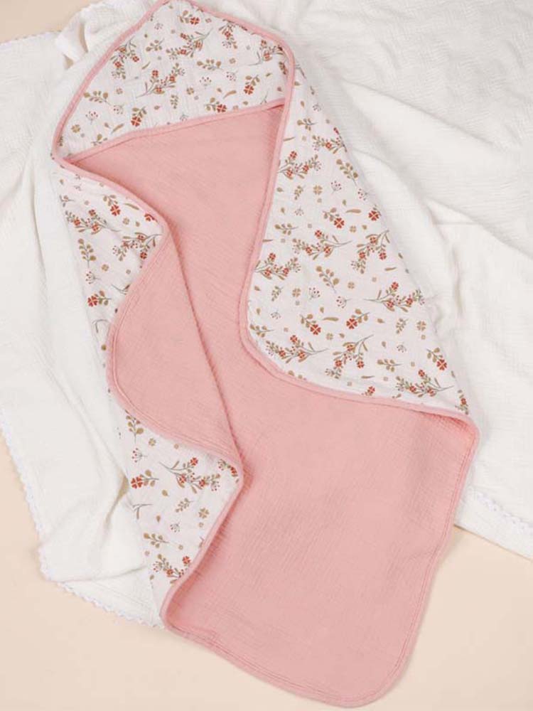 4Layers Soft Warm Cozy bath to - Hooded Bath Towel ulasan dan harga