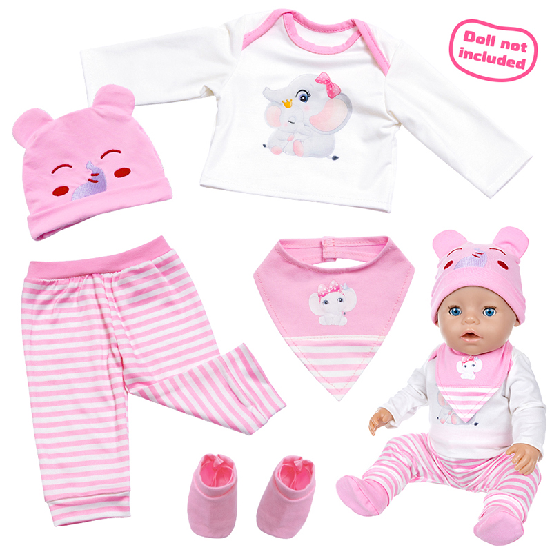 Doll Clothes Set for 16-18 Inc - Baby Clothing Kit ulasan dan harga