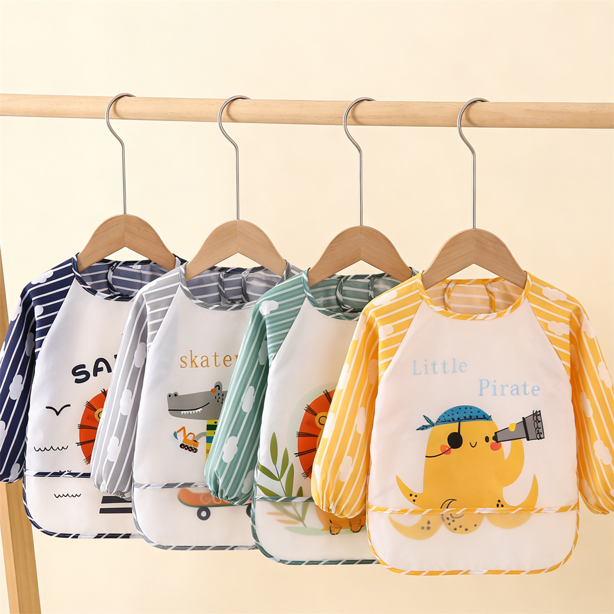 2pcs Waterproof Full Sleeve Ba - Baby Clothing Kit ulasan dan harga