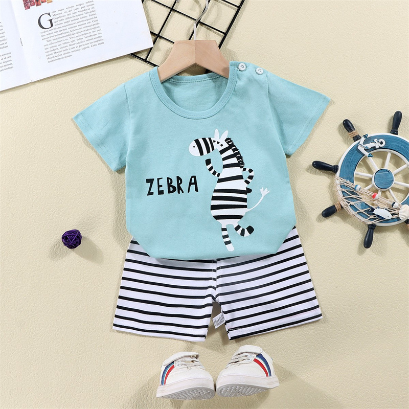 Cotton Tees+Shorts 2-piece Tra - Baby Clothing Kit ulasan dan harga