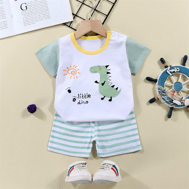 Cotton Tees+Shorts 2-piece Tra - Baby Clothing Kit ulasan dan harga
