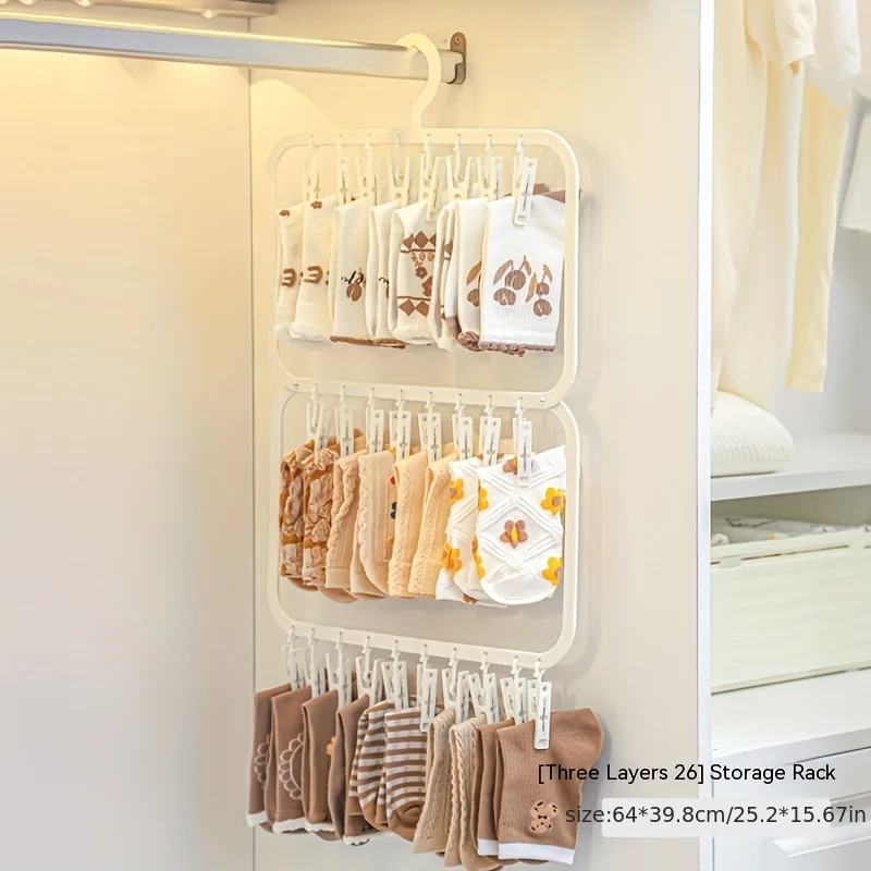 Multi-clip Baby Hanger, Househ - Baby Clothing Drying Rack ulasan dan harga