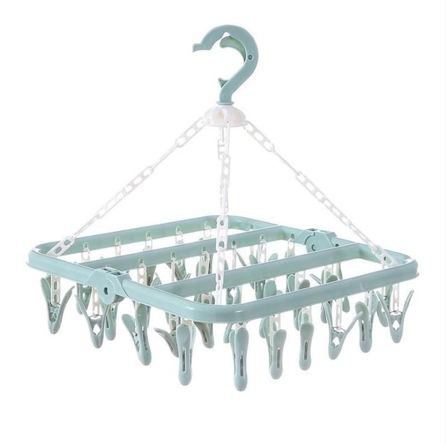 1 Pcs 32 Clips Folding Clothes - Baby Clothing Drying Rack ulasan dan harga