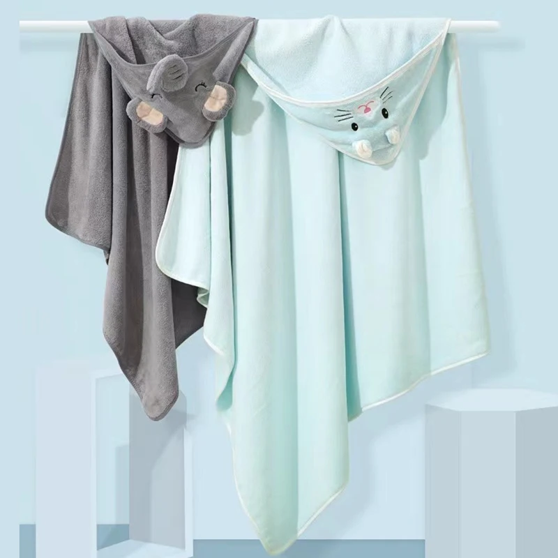vvocci Bathrobe Toddler Blanke - Hooded Bath Towel ulasan dan harga