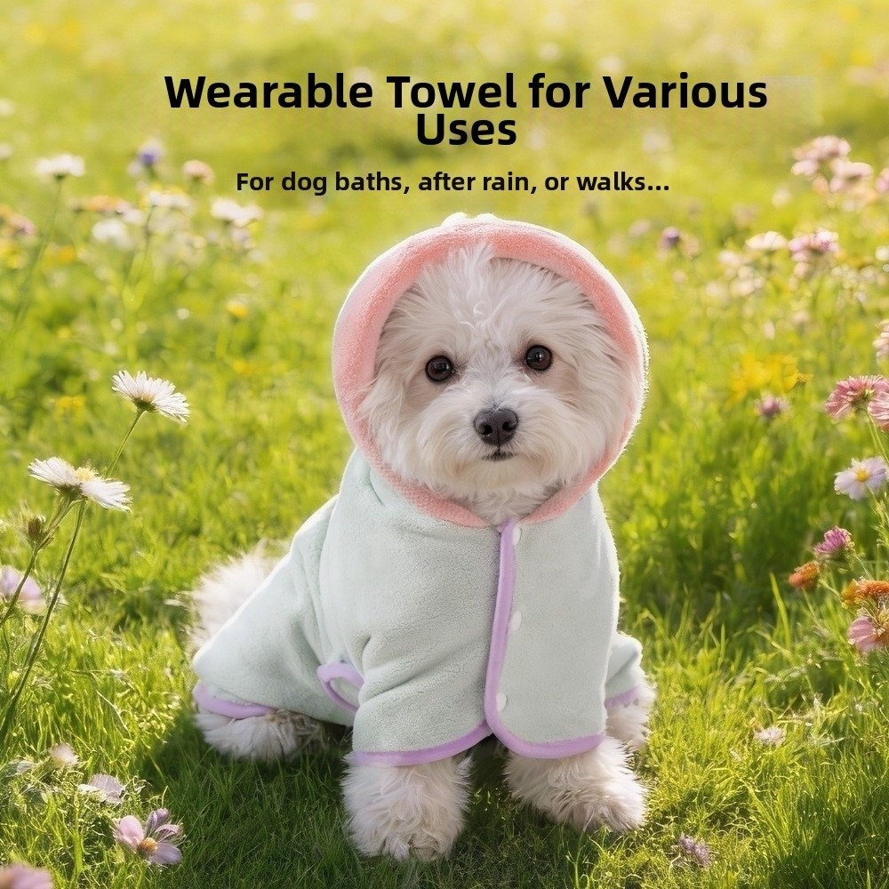 Super Absorbent Dog Hooded Bat - Hooded Bath Towel ulasan dan harga
