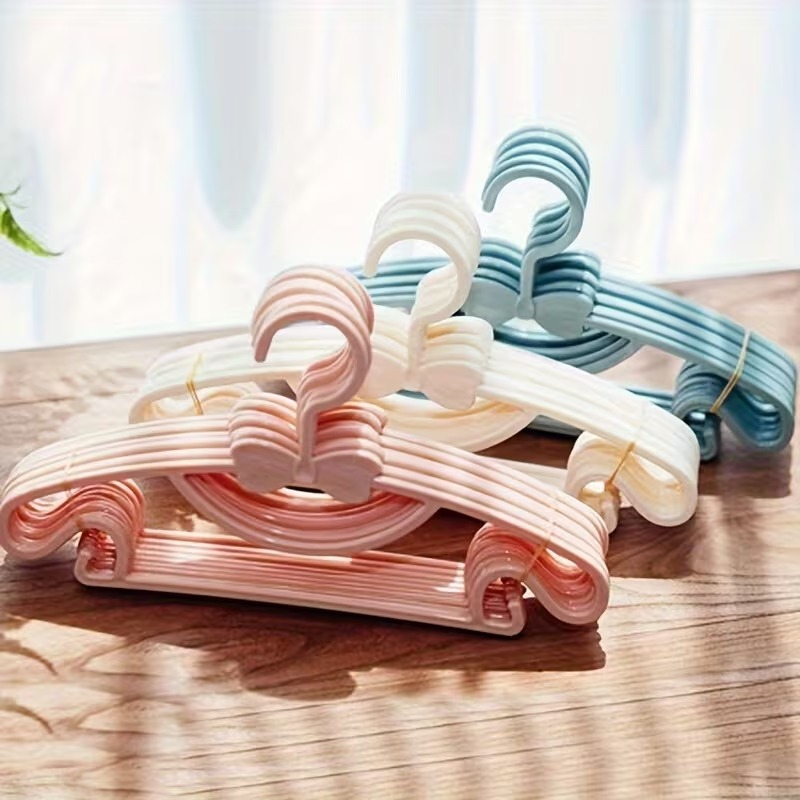 10-100PCS Kids Plastic Hangers - Baby Clothing Drying Rack ulasan dan harga