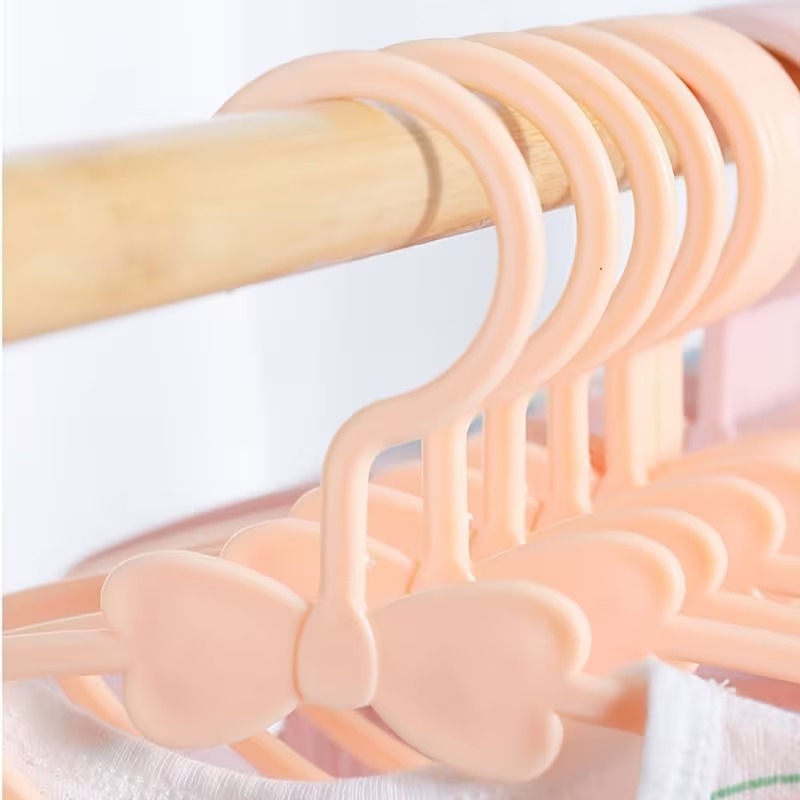 10-100PCS Kids Plastic Hangers - Baby Clothing Drying Rack ulasan dan harga