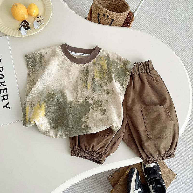 Korean Summer Toddler Baby Boy - Baby Clothing Drawing ulasan dan harga