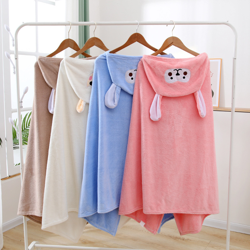 70x140cm Hooded Bath Towel Sup - Hooded Bath Towel ulasan dan harga