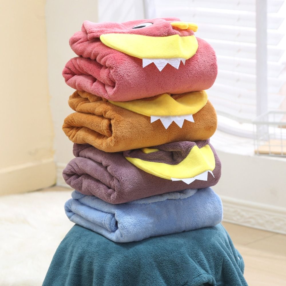 Comfortable Cartoon Baby Bath  - Hooded Bath Towel ulasan dan harga