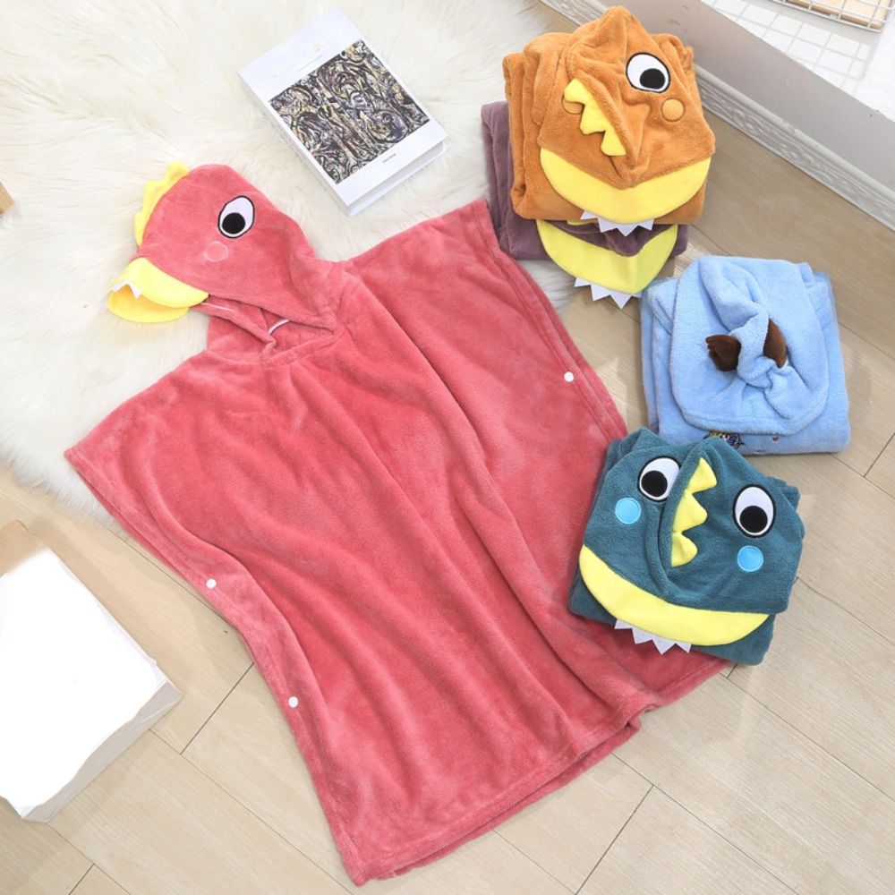 Comfortable Cartoon Baby Bath  - Hooded Bath Towel ulasan dan harga
