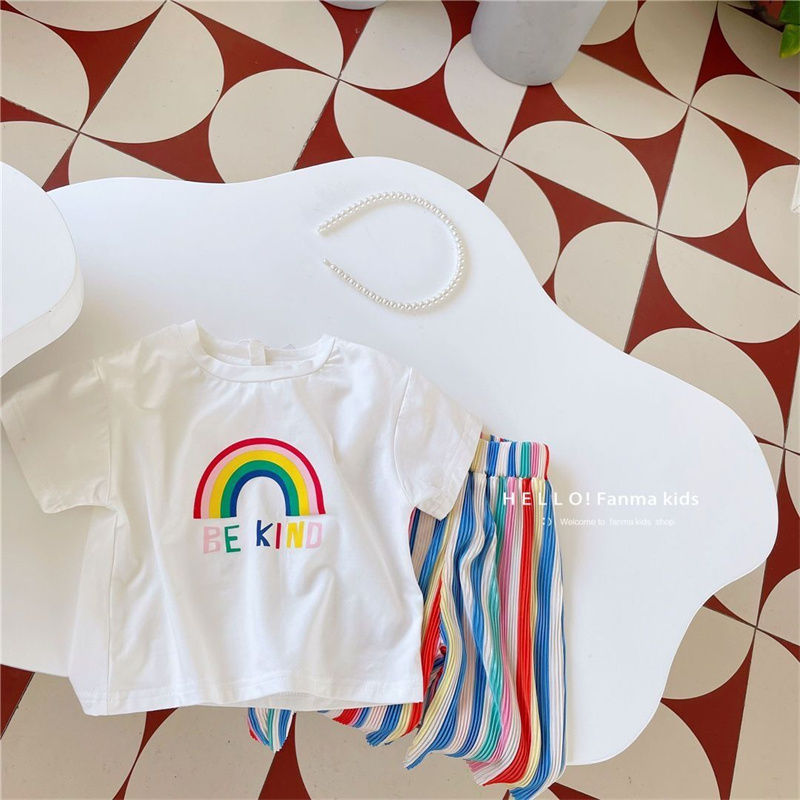 2024 Children's Summer Set Bab - Baby Clothing Drawing ulasan dan harga