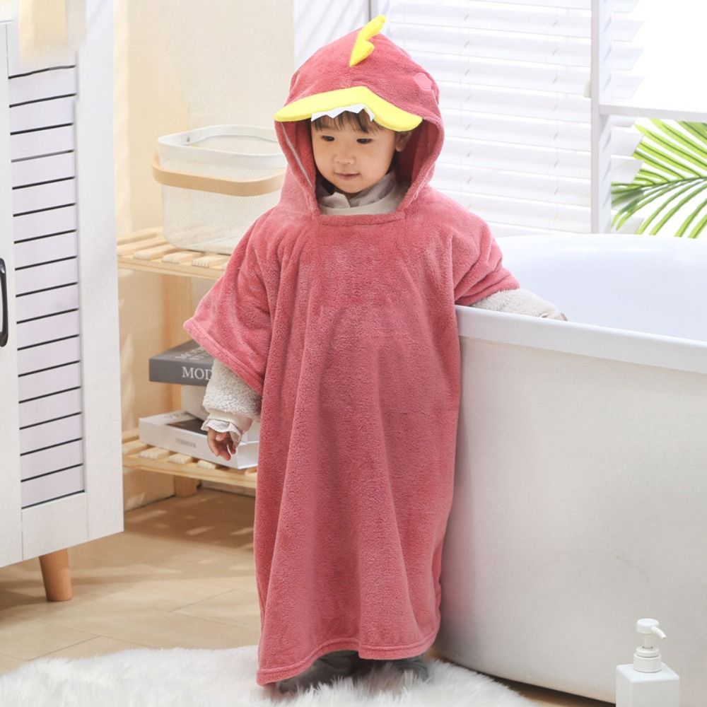 Comfortable Cartoon Baby Bath  - Hooded Bath Towel ulasan dan harga