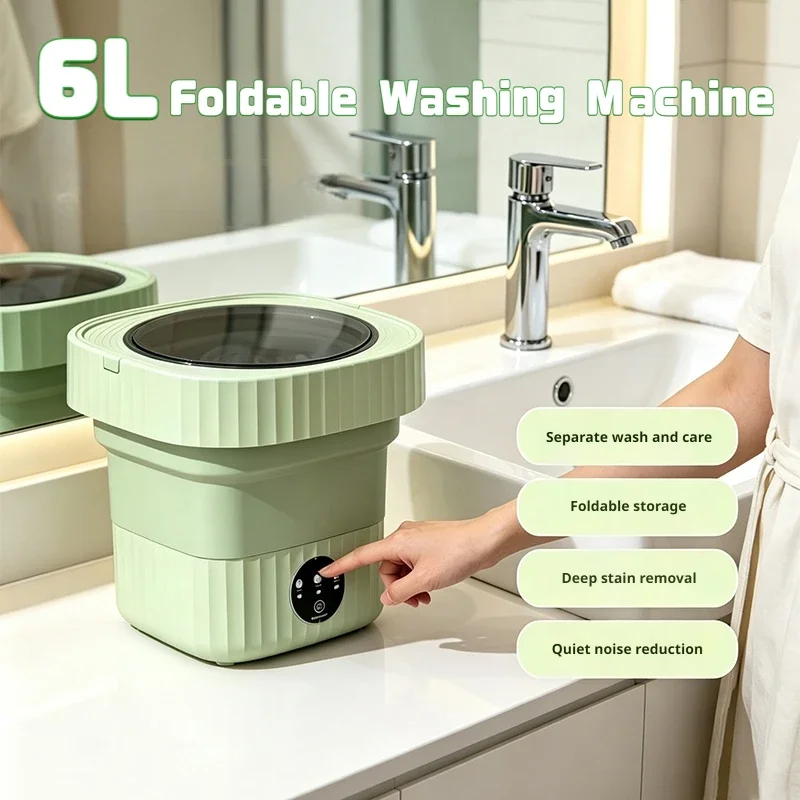 6L Foldable Portable Washing M - Baby Clothing Washing Machine ulasan dan harga
