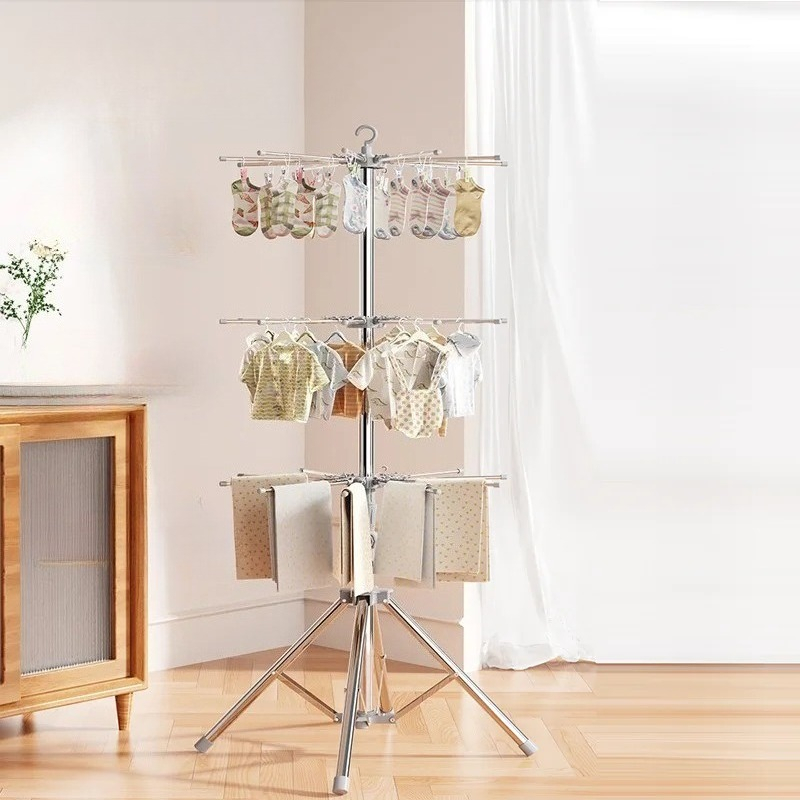 Baby Clothes Drying Rack-Folda - Baby Clothing Drying Rack ulasan dan harga