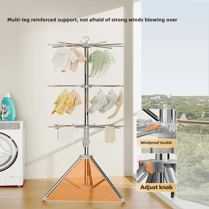 Baby Clothes Drying Rack-Folda - Baby Clothing Drying Rack ulasan dan harga